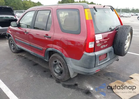 2002 Honda Cr-V Lx из США, поврежденный, VIN JHLRD68422C012807